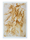 Anatomical Studies: Nudes in Combat reproduction procédé giclée par Rubens 