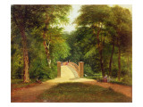 Figures in a Park, Copenhagen Giclee Print by Carl Ludwig Ferdinand Messmann