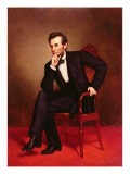 Portrait of Abraham Lincoln Reproduction procédé giclée par George Peter Alexander Healy