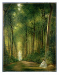 The Beech Avenue, Denbies, 1870 Giclee Print by Richard Redgrave