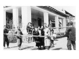 Woman Carried in a Litter, 1936 Giclee Print by Chinese Photographer 