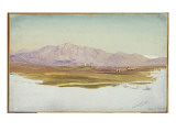 Monte Guinaro, Sabine Mountains, 1869 Impressão giclée por Frederic Edwin Church