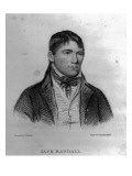 Jack Randall, Engraved by Hopwood Giclee Print by George Sharples