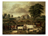 A Pennsylvania Country Fair, 1824 Impressão giclée por John Archibald Woodside A Pennsylvania Country Fair, 1824 Impressão giclée por John Archibald Woodside