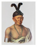 Wakechai or 'Crouching Eagle', a Sauk Chief Giclee Print by Charles Bird King