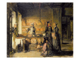 Interior of a Breton Boulangerie, C.1906 Giclee Print by Joseph Bail