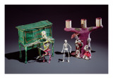 Day of the Dead Figures as Musicians Giclee Print by Mexican School 