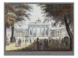 The Brandenburg Gate, Berlin Giclee Print by F.A. Calau