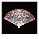 Rare Miniature Fan, Late 17th Century Giclee Print