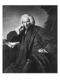 Laurence Sterne, Engraved by Edward Fisher Giclee Print by Joshua Reynolds
