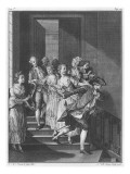 Saint-Preux Escaping, Volume I, Page 279 Giclee Print by Jean Michel Moreau The Younger