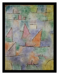 Harbour with Sailing Ships, 1937 reproduction procédé giclée par Paul Klee