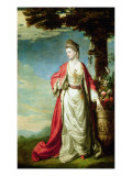 Portrait of Mrs Trecothick, in Turkish Dress reproduction procédé giclée par Joshua Reynolds
