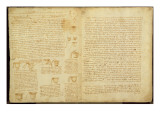 A Page from the Codex Leicester, 1508-12 Lámina giclée por Leonardo da Vinci A Page from the Codex Leicester, 1508-12 Lámina giclée por Leonardo da Vinci