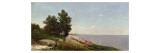Long Island Sound at Darien reproduction procédé giclée par John Frederick Kensett