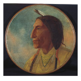 Portrait of Chief Wolf Robe, 1892 Giclee Print by Russell 