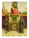 Madonna and Child with Saints Liberale and Francis Giclée-Druck von Giorgione 