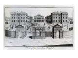 A View of the Foundling Hospital, 1756 Giclee Print by Benjamin Cole