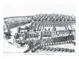 The Charterhouse Hospital, C.1720 Giclee Print by Johannes Kip