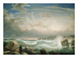Rafe's Chasm, Gloucester, Massachusetts Giclee Print by Fitz Hugh Lane