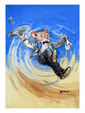 The Town Mouse and the Country Mouse Giclee Print by Mendoza 