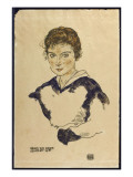 Portrait of Fraulein Toni Rieger reproduction procédé giclée par Schiele 