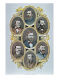 Cattle Kings of the American West, C.1880 Impressão giclée por American School