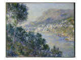 Monte Carlo, Vue De Cap Martin, 1884 Giclee Print by Monet