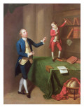 Sir Robert Walker and His Son Robert Giclee Print by Robert Hunter