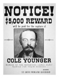 Reward Poster for Thomas Cole Younger Giclee Print by American School 