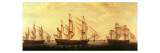 Three Hudson Bay Ships in the Thames Reproduction procédé giclée par Francis Holman