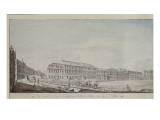 West Aspect of Wilhelmsplatz, C.1773 Giclee Print by Andreas-ludwig Kruger