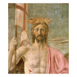 The Resurrection, Detail of Christ, C.1463 Giclee Print by Piero Della, Francesca