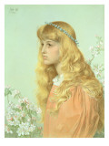 Portrait of Miss Adele Donaldson, 1897 reproduction procédé giclée par Frederick Augustus Sandys