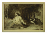 Christ at the Mount of Olives, 1826 reproduction procédé giclée par Eugene Delacroix