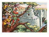 Robin Hood and His Merry Men Giclee Print by English School 