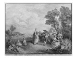 The Pleasures of the Countryside Giclee Print by Nicolas Lancret
