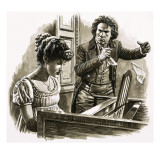 The Music-Makers: a Tragic World of Silence Giclee Print by Payne 