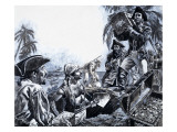 Pirate Gold, from 'The Treasure Hunters' Giclee Print by Payne