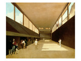 Interior of the Jeu De Paume, Versailles reproduction procédé giclée par Louis Leopold Boilly