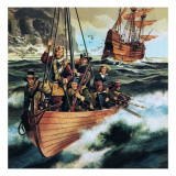 The Pilgrim Fathers: Men of the 'Mayflower' Giclee Print by Ron Embleton