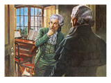 Mozart and the Mysterious Stranger Giclee Print by Payne 