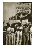 Anti-Catholic Protestors, Mexico, 1920S Giclee Print