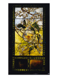 Parakeets and Gold Fish Bowl, C.1893 Lámina giclée por Louis Comfort Tiffany Parakeets and Gold Fish Bowl, C.1893 Lámina giclée por Louis Comfort Tiffany