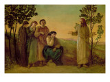 And their Ears are Full of Hearing Giclee Print by James Smetham