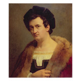 Portrait of Francois Joseph Talma Giclee Print by Francois Edouard Picot