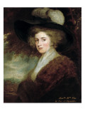Portrait of Mrs. Charles James Fox, 1784-9 reproduction procédé giclée par Joshua Reynolds