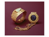 Two Bracelets, from the Tomb of Tutankhamun Giclee Print by Egyptian 18th Dynasty 