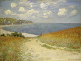 Path in the Wheat at Pourville, 1882 Giclee Print by Claude Monet Path in the Wheat at Pourville, 1882 Giclee Print by Claude Monet