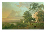 View from the Terrace, Richmond Hill Giclee-trykk av G. Barrett